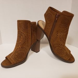 Open Toe Booties